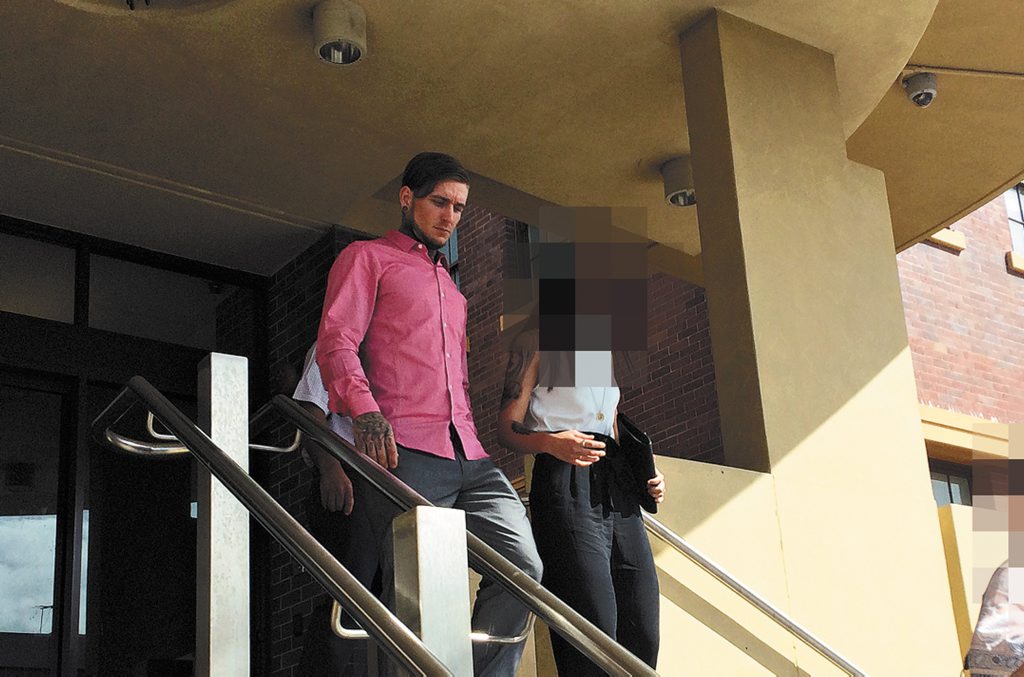 Luke Kister, accused of accessory after the fact to murder, leaving Mackay court house. Photo Lucy Smith / Daily Mercury Luke Kister, accused of accessory after the fact to murder, leaving Mackay court house. Photo Lucy Smith / Daily Mercury
